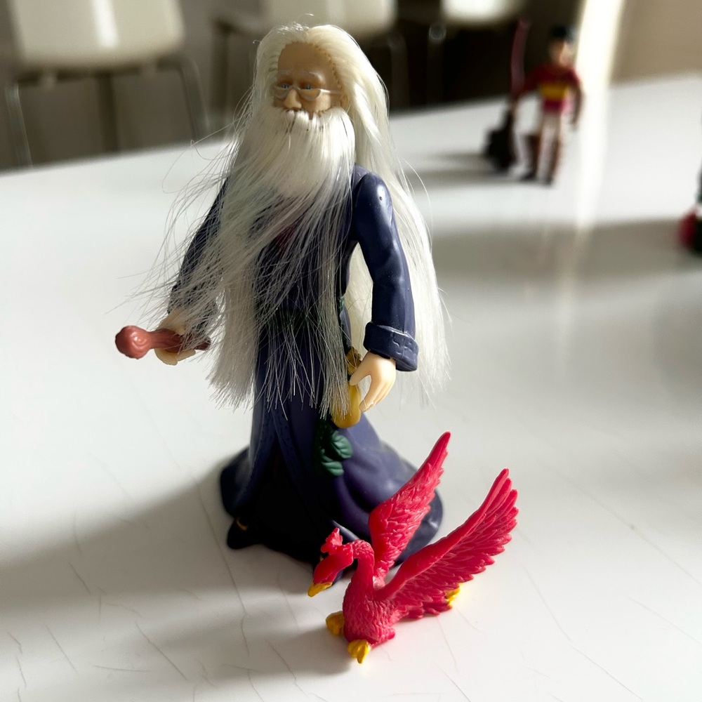 Harry Potter Schleich Albus Dumbledore & Fawkes Action Figure with Accessories